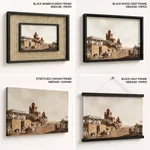 Gentoo Pagoda and House from the Views of Calcutta by Thomas Daniell (1787) – Wall Decor