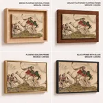 Lion Hunt on Elephants by Unknown Artist – Wall Decor