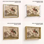 Lion Hunt on Elephants by Unknown Artist – Wall Decor
