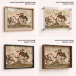 Lion Hunt on Elephants by Unknown Artist – Wall Decor