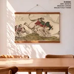 Lion Hunt on Elephants by Unknown Artist – Wall Decor