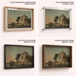 S.W. View of the Fakeer's Rock in the River Ganges, near Sultaungung by Thomas Daniell (1800-1899) – Home Decor