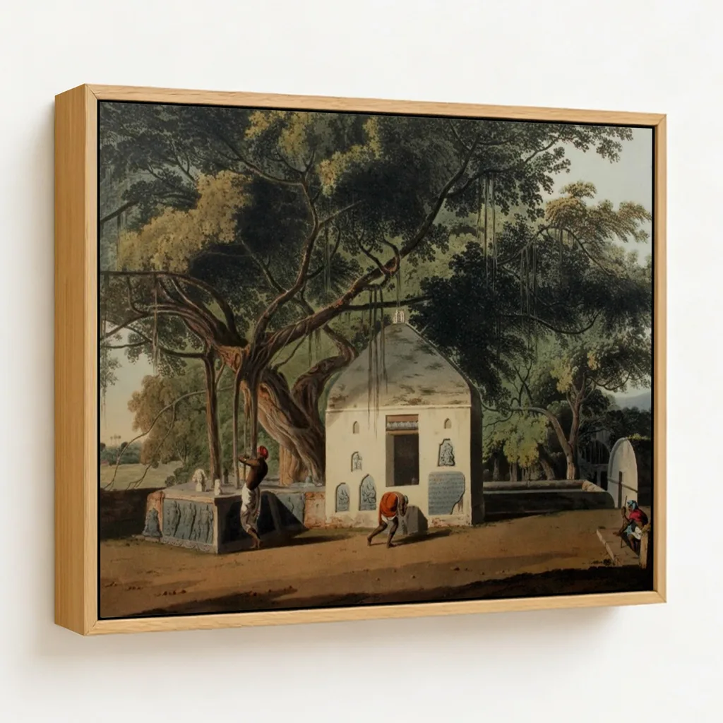The sacred tree of the hindoos by Thomas Daniell (1796) – Wall Art