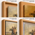 Tiger Hunt, Elephant Mounted by Indians by Antoine-Louis Barye (c1836) – Wall Decor