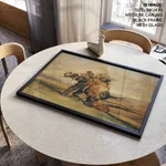 Tiger Hunt, Elephant Mounted by Indians by Antoine-Louis Barye (c1836) – Wall Decor