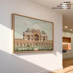 Tomb of Emperor Humayun at Delhi by Unknown Artist (19th c) – Wall Painting