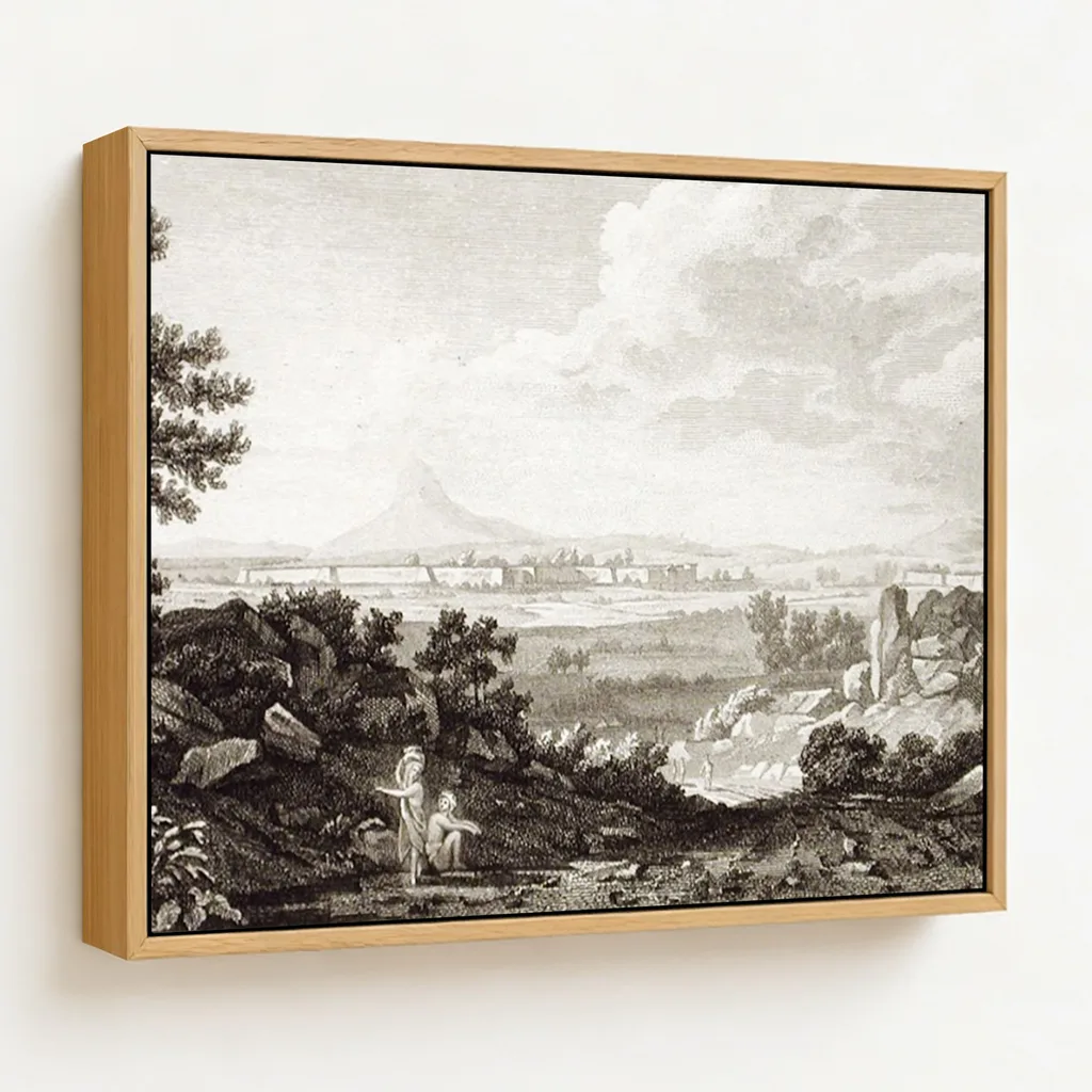 View of Shevagunga from the Road to Seringapatam by Robert Home (1794) – Wall Decor