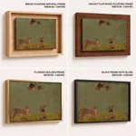 Devi killing Sumbha and Nisumbha by Unknown, Pahari School (1880-1890) – Home Decor