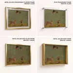 Devi killing Sumbha and Nisumbha by Unknown, Pahari School (1880-1890) – Home Decor