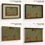 Devi killing Sumbha and Nisumbha by Unknown, Pahari School (1880-1890) – Home Decor