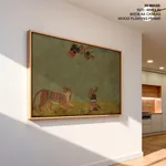 Devi killing Sumbha and Nisumbha by Unknown, Pahari School (1880-1890) – Home Decor