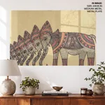 Madhubani Painting of Bihar Godna Painting by Ranjit Paswan (2019) – Wall Decor