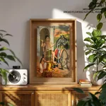 Markandeya by Ravi Varma Press, Malavli, Lonavala (1910-1920) – Wall Hanging
