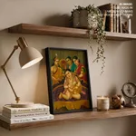 Navneet Krishna by Ravi Varma Press Malavli Lonavala (c1926) – Wall Hanging