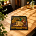 Navneet Krishna by Ravi Varma Press Malavli Lonavala (c1926) – Wall Hanging