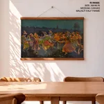 On the Banks of the Jamuna by Ravi Varma Press, Malavli Lonavala (c1930) – Home Decor