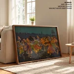 On the Banks of the Jamuna by Ravi Varma Press, Malavli Lonavala (c1930) – Home Decor