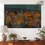 On the Banks of the Jamuna by Ravi Varma Press, Malavli Lonavala (c1930) – Home Decor