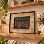 On the Banks of the Jamuna by Ravi Varma Press, Malavli Lonavala (c1930) – Home Decor