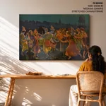 On the Banks of the Jamuna by Ravi Varma Press, Malavli Lonavala (c1930) – Home Decor