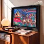 Painting of Kamale Kamini by Anwar Chitrakar (2019) – Wall Decor