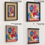 Patachitra of Radha and Krishna by Uttam Chitrakar (2018) – Home Decor