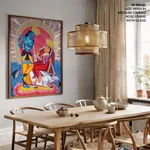 Patachitra of Radha and Krishna by Uttam Chitrakar (2018) – Home Decor