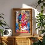 Patachitra of Radha and Krishna by Uttam Chitrakar (2018) – Home Decor