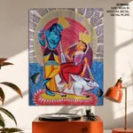 Patachitra of Radha and Krishna by Uttam Chitrakar (2018) – Home Decor