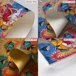 Patachitra of Radha and Krishna by Uttam Chitrakar (2018) – Home Decor