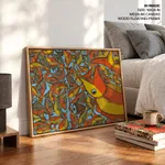 Single Panel Patachitra on Fish Marriage Story by Chitrataru (2018) – Home Decor