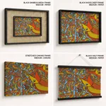 Single Panel Patachitra on Fish Marriage Story by Chitrataru (2018) – Home Decor