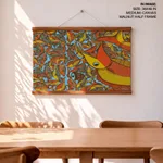 Single Panel Patachitra on Fish Marriage Story by Chitrataru (2018) – Home Decor