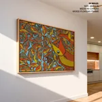 Single Panel Patachitra on Fish Marriage Story by Chitrataru (2018) – Home Decor