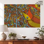 Single Panel Patachitra on Fish Marriage Story by Chitrataru (2018) – Home Decor