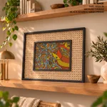 Single Panel Patachitra on Fish Marriage Story by Chitrataru (2018) – Home Decor