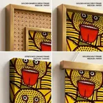 Tiger motifs of Patachitra by Mantu Chitrakar (2015) – Home Decor