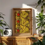 Tiger motifs of Patachitra by Mantu Chitrakar (2015) – Home Decor