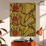 Tiger motifs of Patachitra by Mantu Chitrakar (2015) – Home Decor