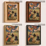 Angels bring food to Jesus in the wilderness, from a Mirror of Holiness (Mir’at al-quds) of Father Jerome Xavi by Unknown Artist (1602) – Home Decor