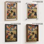 Angels bring food to Jesus in the wilderness, from a Mirror of Holiness (Mir’at al-quds) of Father Jerome Xavi by Unknown Artist (1602) – Home Decor