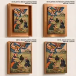Angels bring food to Jesus in the wilderness, from a Mirror of Holiness (Mir’at al-quds) of Father Jerome Xavi by Unknown Artist (1602) – Home Decor
