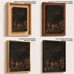 Bhil Couple Hunting Deer at Night , Folio from the Davis Album by Unknown Artist (18th c) – Wall Decor