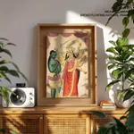 Durga (verso) by Unknown Artist (c1890) – Wall Painting