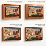Durga riding on tiger shooting arrows by Unknown Artist (1800-1899) – Wall Art