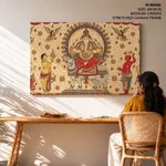 Ganesh Puja by Unknown Artist (20th c) – Wall Painting