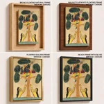 Krishna Steals the Clothes of the Cowgirls (Gopis) (recto) by Unknown Artist (c1890) – Wall Decor