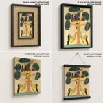 Krishna Steals the Clothes of the Cowgirls (Gopis) (recto) by Unknown Artist (c1890) – Wall Decor