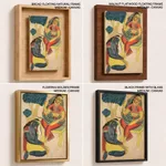 Krishna Stroking Radha's Feet (verso) by Unknown Artist (c1890) – Home Decor