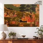 Lord Rama and Sita performing yagna ceremony by Unknown Artist (1780) – Wall Art